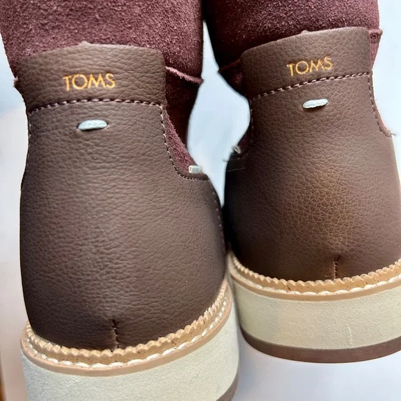 Tom’s Mesa brown hiking boots women’s Size 9 - Picture 6 of 10